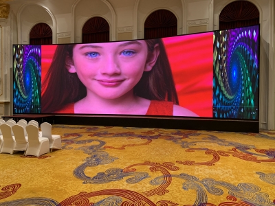 顺义新华联丽景温泉酒店LED显示屏顺利竣工